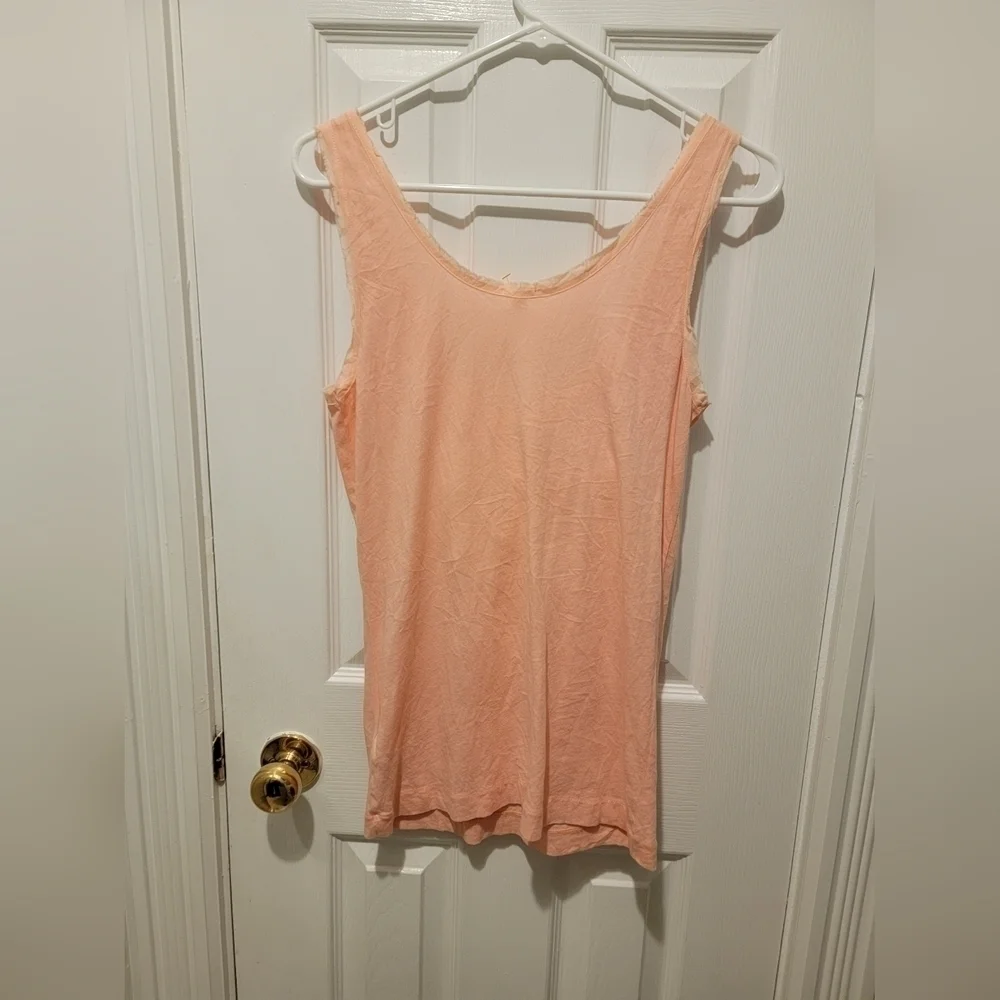 J. Crew  Ruffle Front Distressed Tank Top - Picture 6 of 7